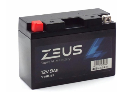 Аккумулятор ZEUS SUPER AGM 9 Aч п.п